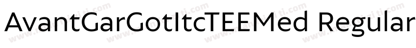 AvantGarGotItcTEEMed Regular字体转换
